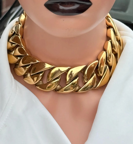 Hiphop big 18kgold chunky - big,