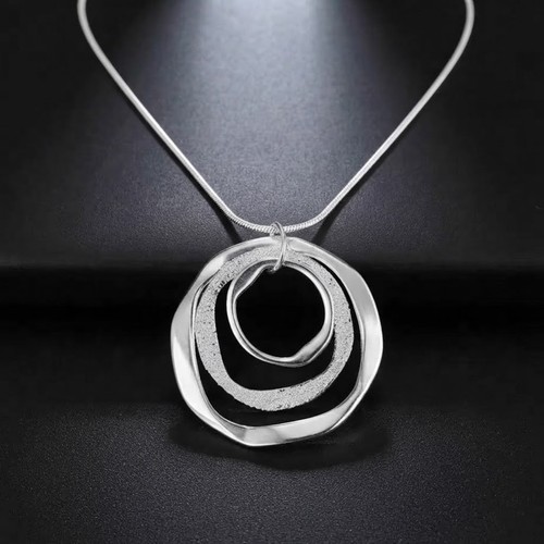 Stylish silver necklace - stylish,