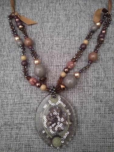 Unique costume jewellery brown - jewellery,