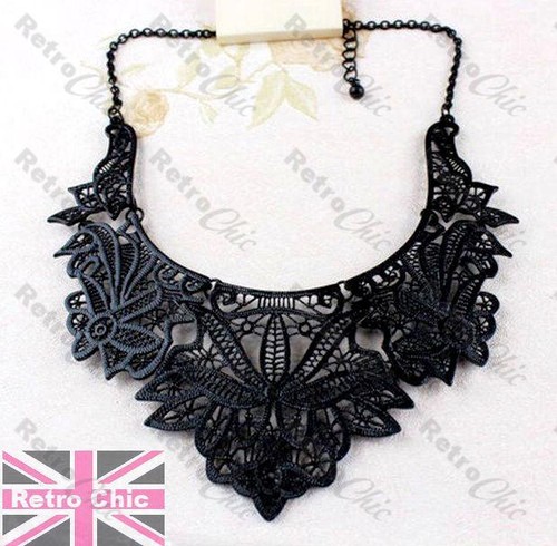 Big black filigree fashion - filigree,