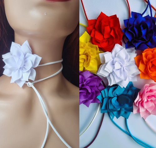 Big flower choker - big,