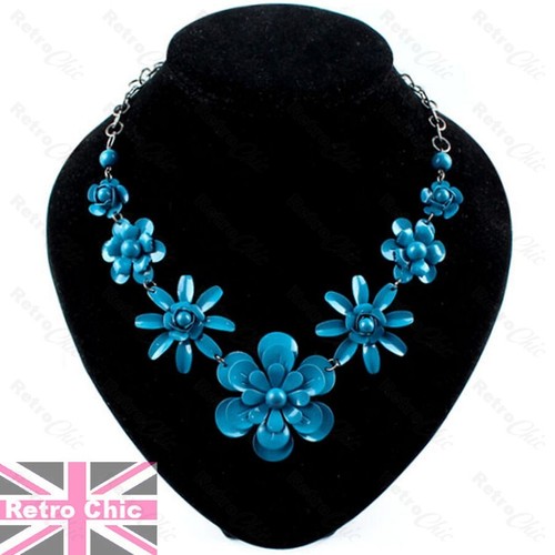 Big retro flower - retro, enamelled