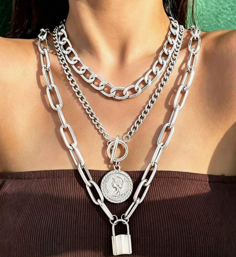Zara silver new chunky - , big