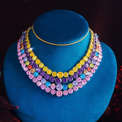 Gorgeous big round cut cubic - big,