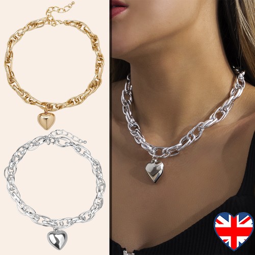 Women link chain necklace - women,