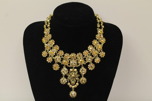 Ladies elegant floral diamante - ladies,