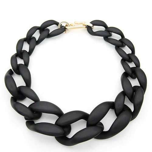 Necklace choker black big - choker,