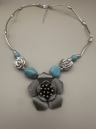Boho big flower statement - big,