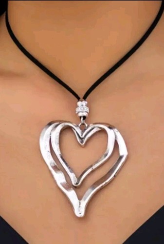 Large big love double heart - double,