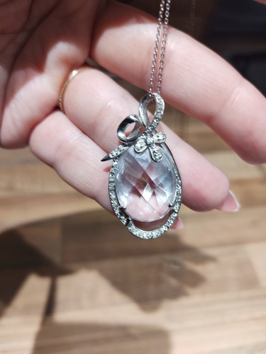 Ladies necklace big pendant - ladies,