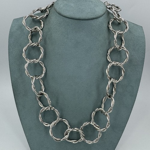 Big metal london necklace - big,