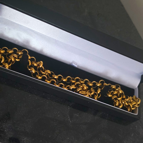18k gold filled big chain - 18k,