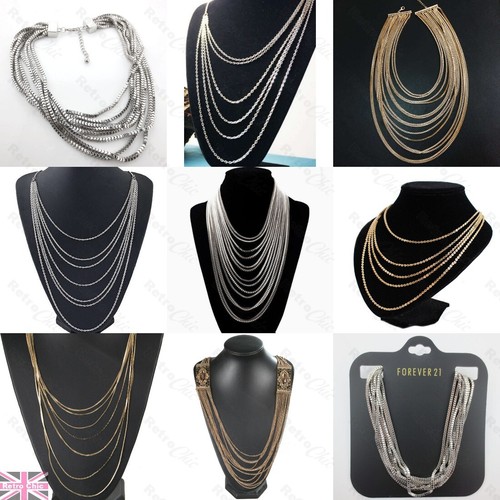 Multichain necklace big - necklace,
